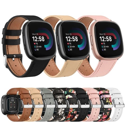 Real leather strap for fitbit - strap,